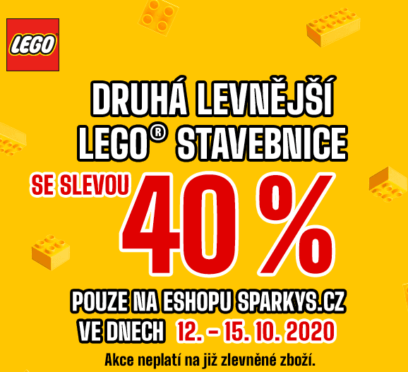 Sleva 40% na druhé Lego v košíku