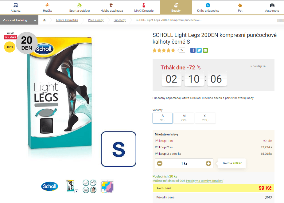 Kompresní punčochové kalhoty Scholl 