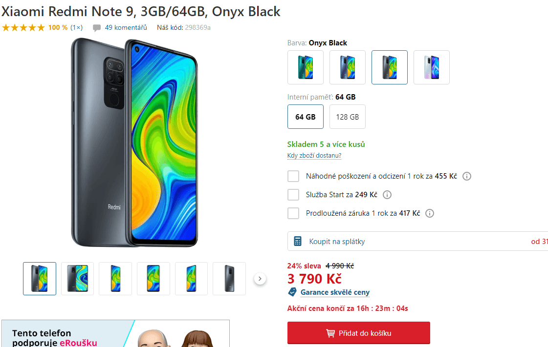 Xiaomi, 8x 2GHz, 3GB RAM, NFC, 6,53"