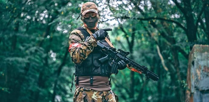 Akční airsoft na raketové protiletecké základně