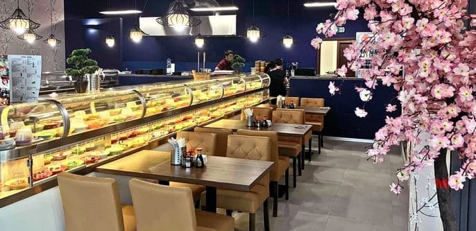 2 hodiny running sushi