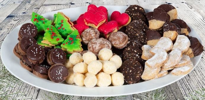 250 g vánočního cukroví (8 druhů)