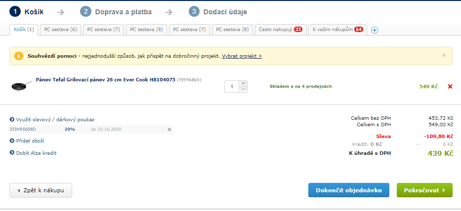 Grilovací pánev Ever Cook Tefal 26 cm