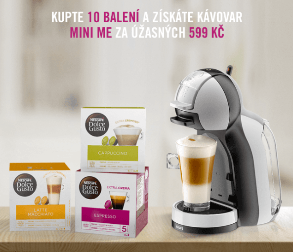 Kávovar k nákupu kapslí za 599 korun