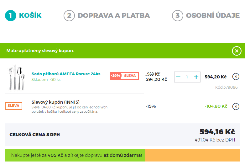 Sada příborů Amefa Parure 24 ks