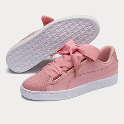 Dámské boty Puma Basket Heart Woven Rose