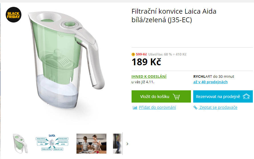 Filtrační konvice Laica Aida