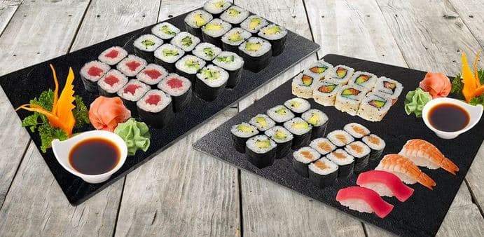 24 ks maki (avokádo, okurka, tuňák) 