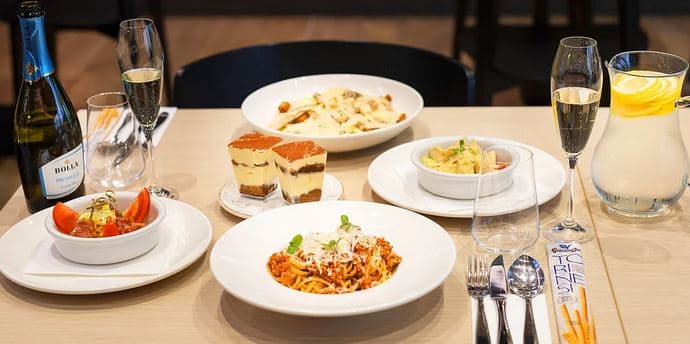 Italské 3chodové menu pro dvě osoby