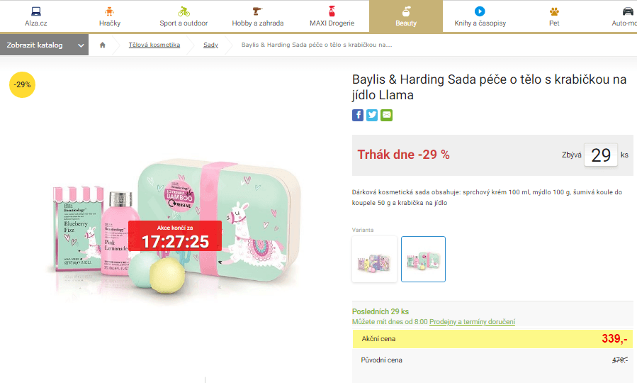 Dárková sada Baylis & Harding Lama