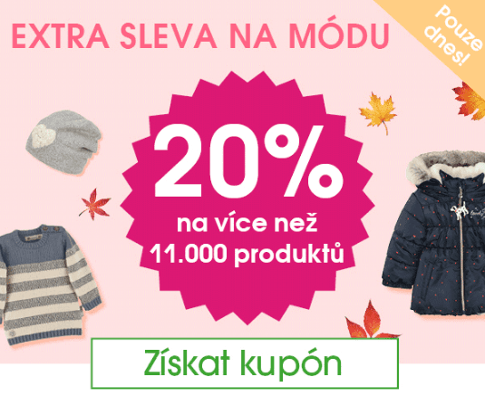 PinkorBlue - extra sleva 20% na módu