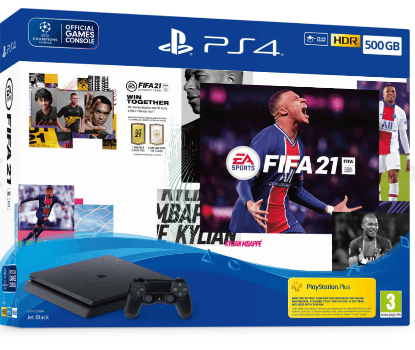PlayStation 4 + 2x Dualshock + FIFA