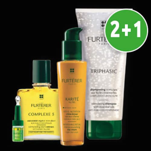 Akce 2+1 zdarma na René Furterer