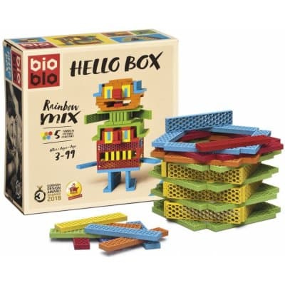 Stavebnice Bioblo Hello Box 100 dílků Piatnik