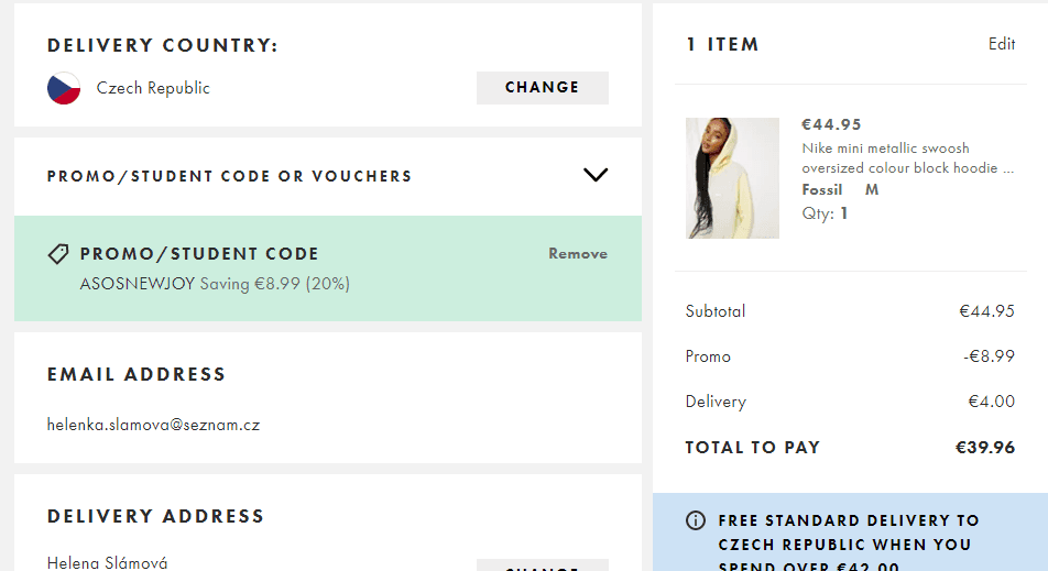 Black Friday ASOS - sleva 70% 
