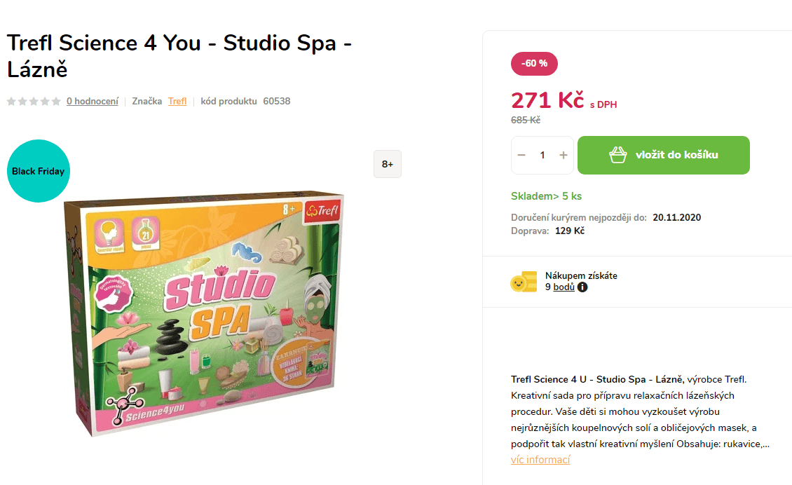Science 4 You - Studio Spa, Trefl