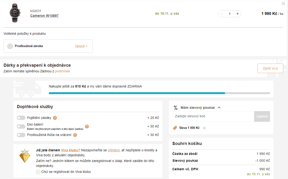 Pánské hodinky GANT Cameron