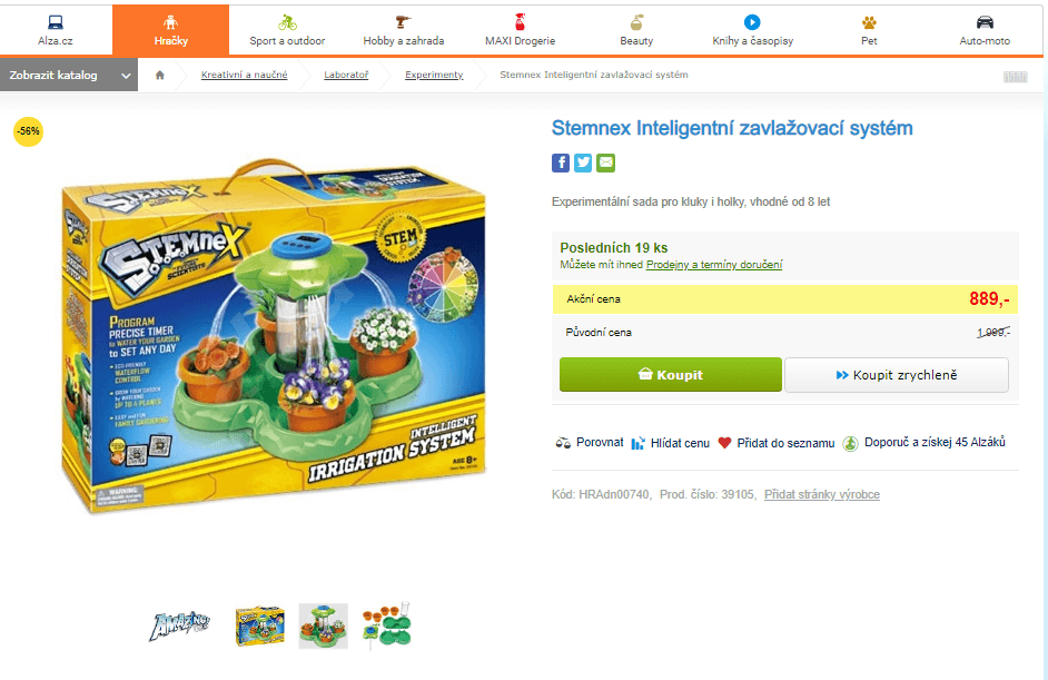 Inteligentní zavlažovací systém Stemnex