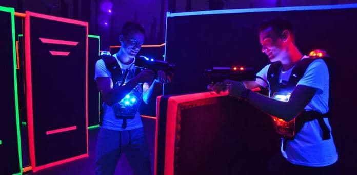 15 minut lasergame