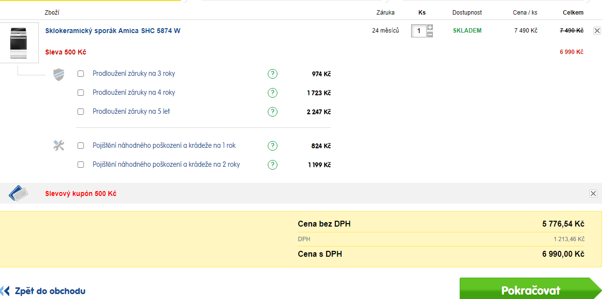 Sklokeramický sporák Amica, gril