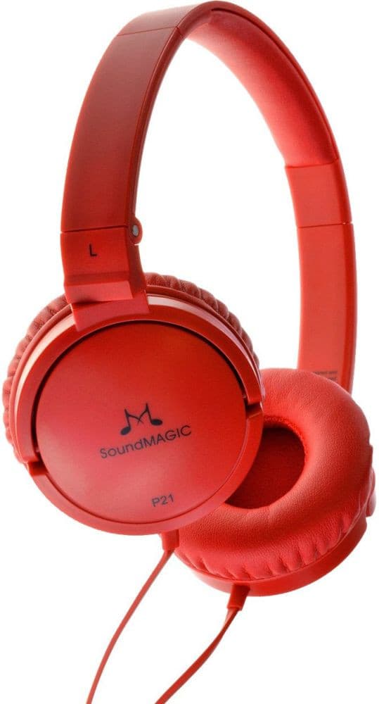 Sluchátka SOUNDMAGIC P21 RED