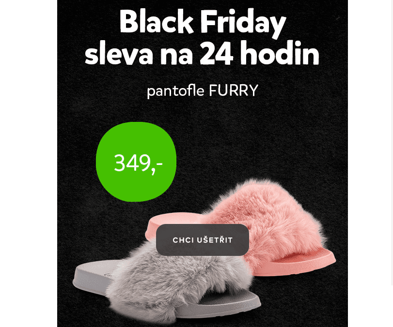 Sleva 30% na papuče Coqui Furry