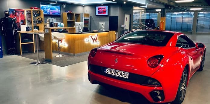 Prohlídka garáže Showcars