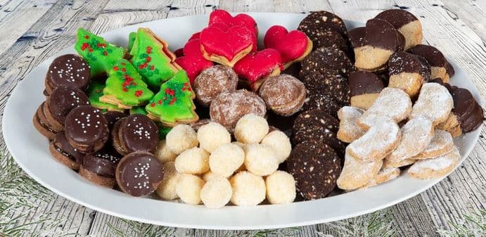 250 g vánočního cukroví (8 druhů)