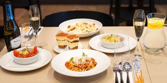 Italské 3chodové menu pro dvě osoby