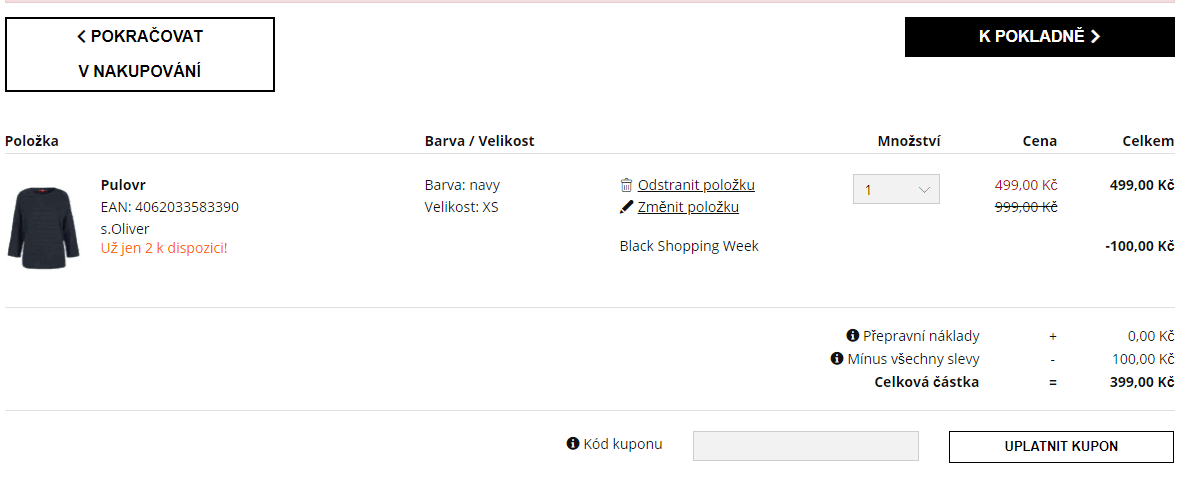 Extra sleva -20% na pulovry a mikiny
