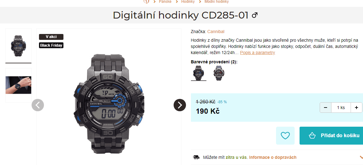 Pánské hodinky Cannibal