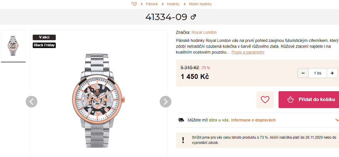 Pánské hodinky Royal London