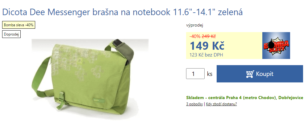 Brašna Dicota Dee na ntb 14.1