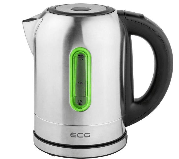 Rychlovarná konvice, různé teploty, ECG