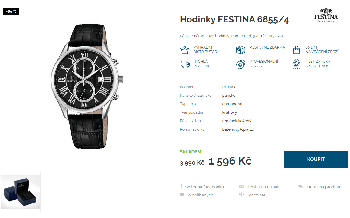 Pánské hodinky Festina 6855/4
