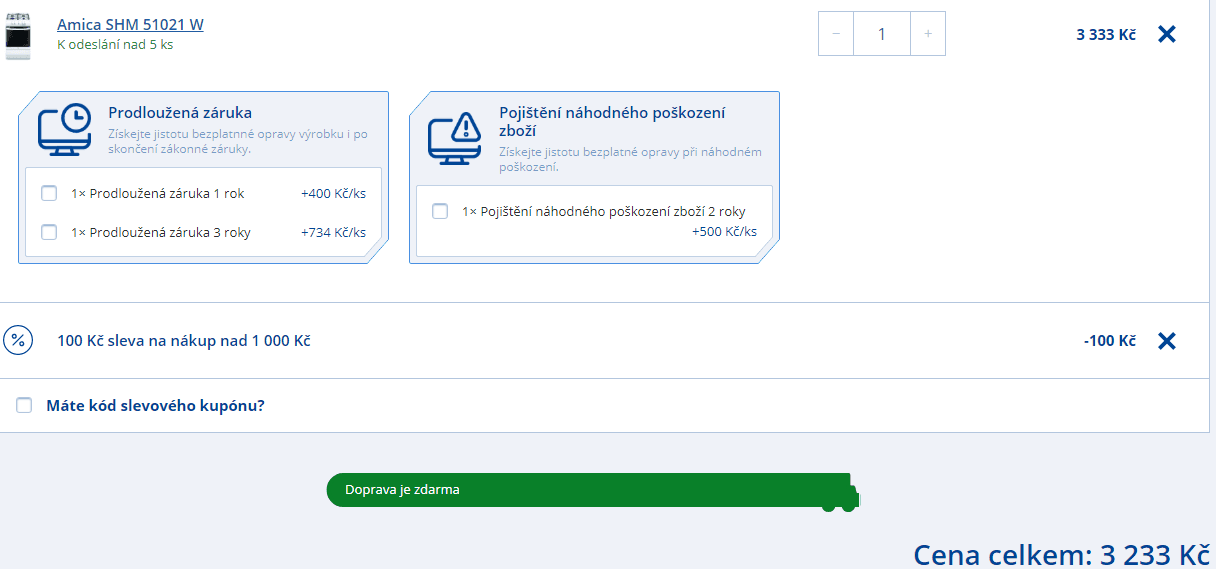 Kombinovaný sporák Amica