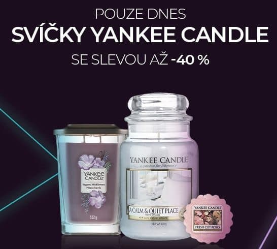 Výprodej na značku Yankee Candle