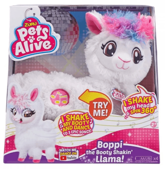 Tančící Lama bílá Zuru Pets Alive