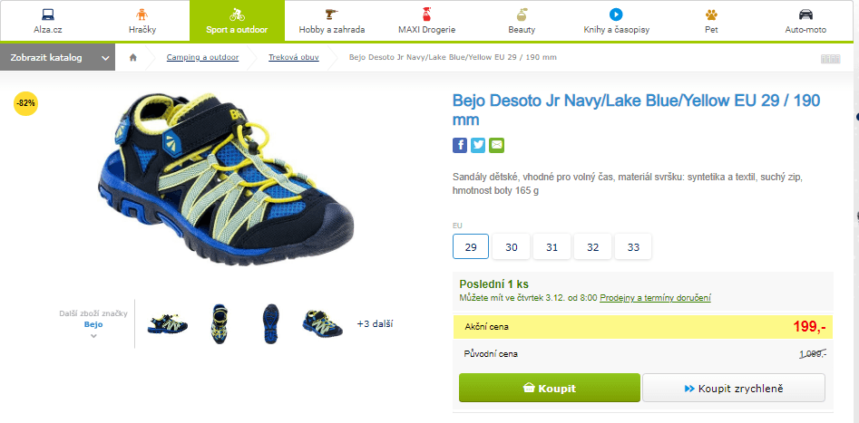 Dětské sandály Bejo Desoto Jr