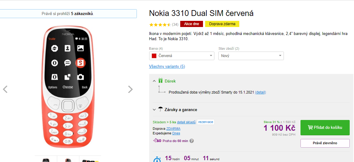 Nokia 3310 2017 Dual SIM 