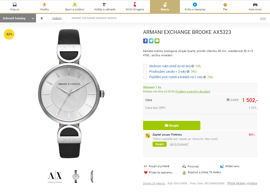 Dámské hodinky Armani Exchange Brooke