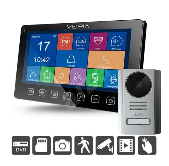 Set videotelefon, dotykový displej