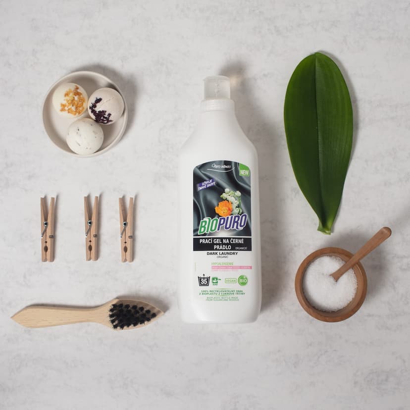 Biopuro prací gel 2+odstraňovač skvrn zdarma