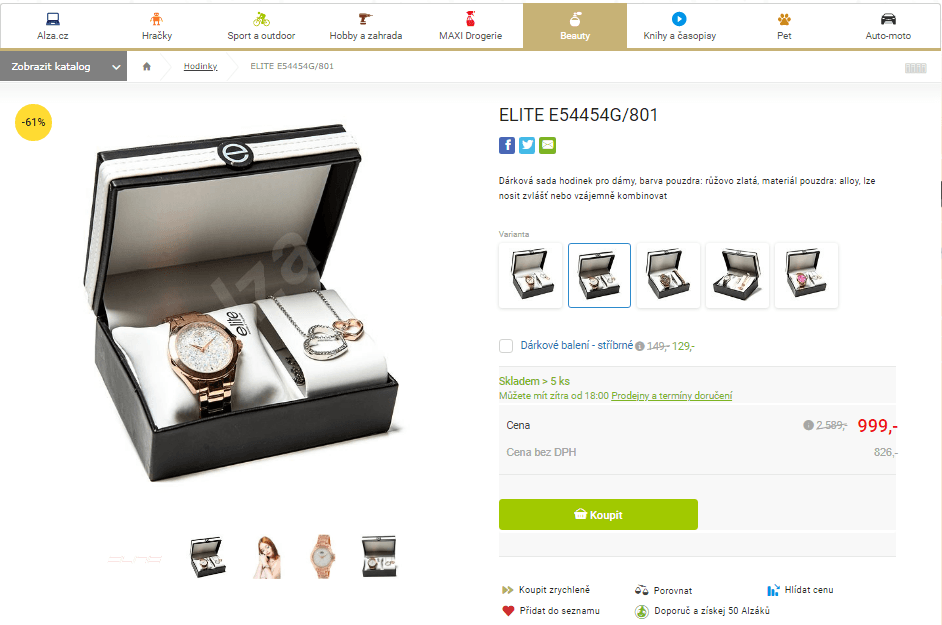 Dámská dárková sada ELITE