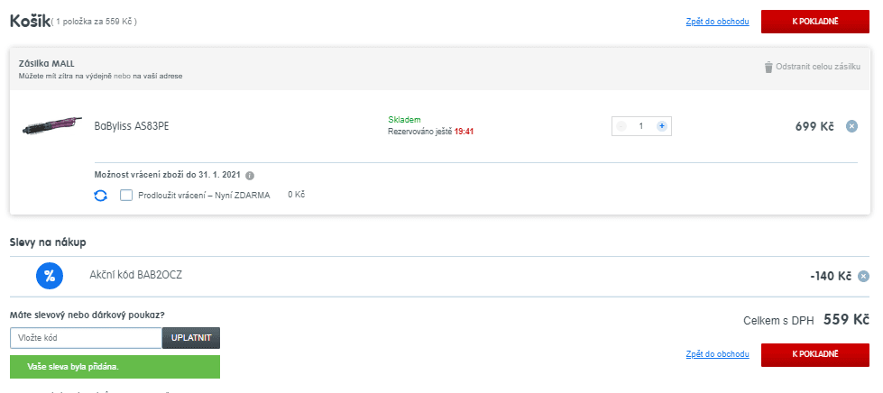 Kulmofén BaByliss AS83PE