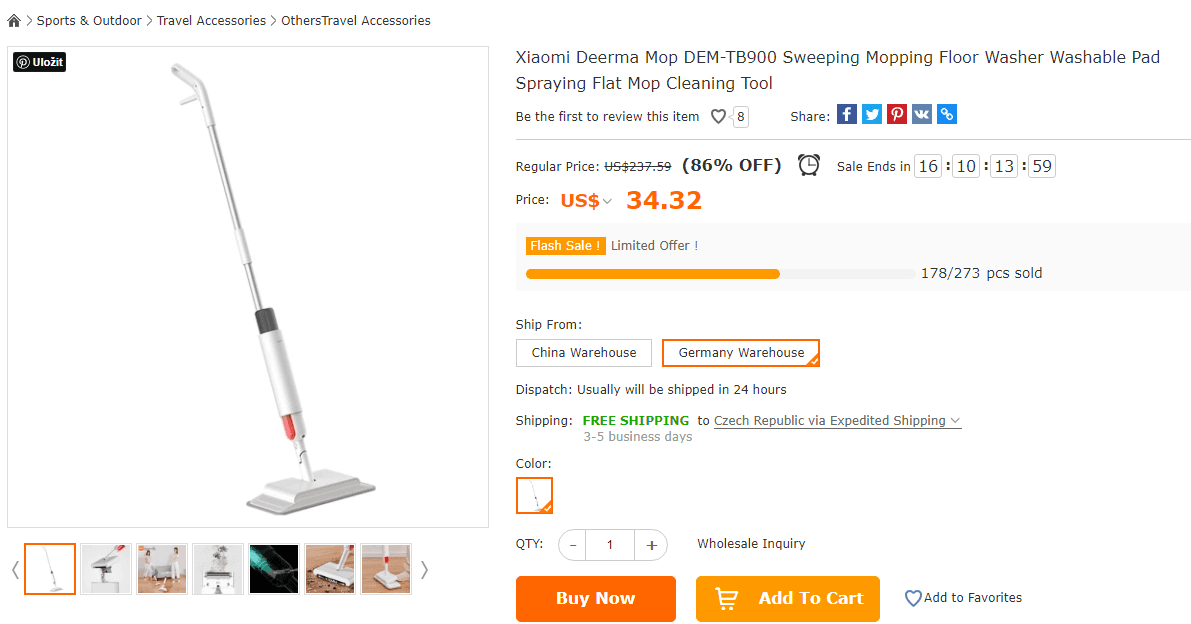 Tyčový vysavač Xiaomi Deerma
