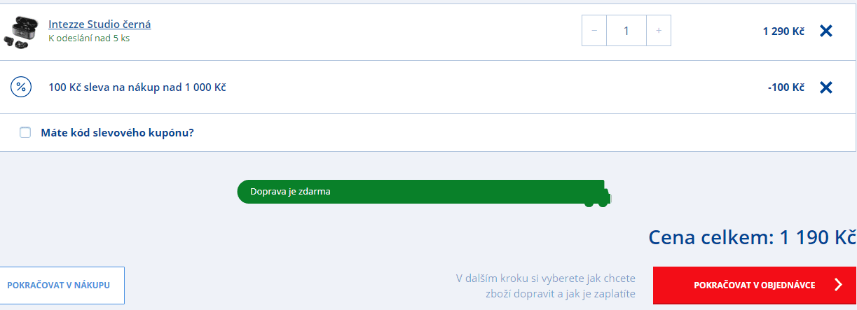 BT sluchátka Intezze STUDIO