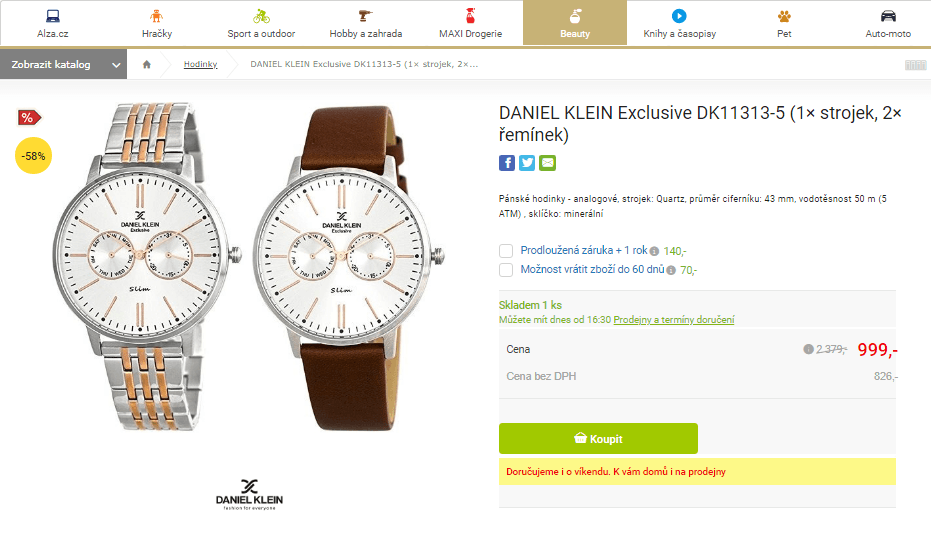 Pánské hodinky Daniel Klein Exclusive