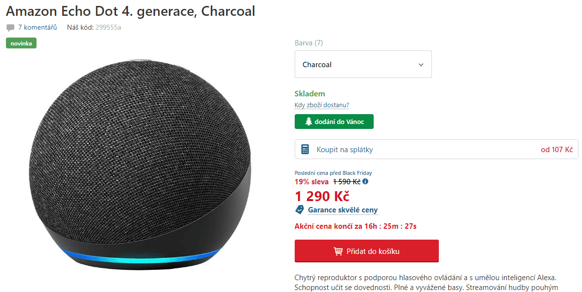 Amazon Echo Dot 4. generace