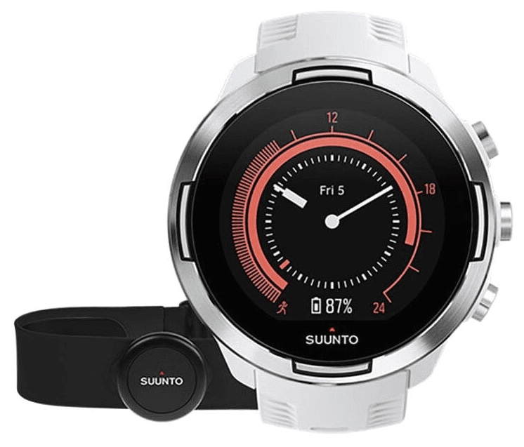 Chytré sportovní hodinky Suunto 9, hrudní pás